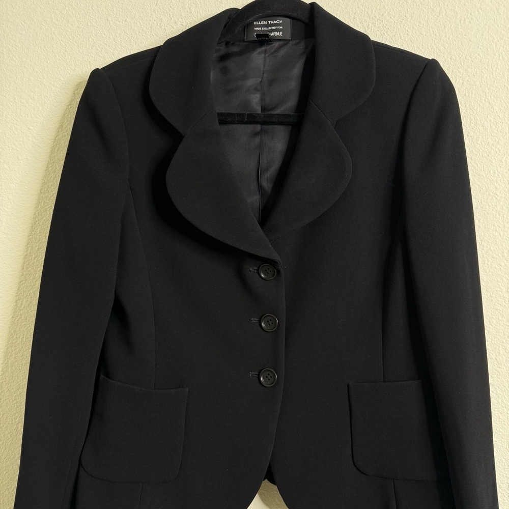 Ellen Tracy Long Sleeve Split Cuff Button Down Bl… - image 6